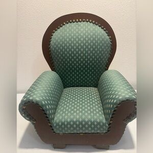 Vintage Doll Chair 18” American Girl Furniture Victorian Armchair